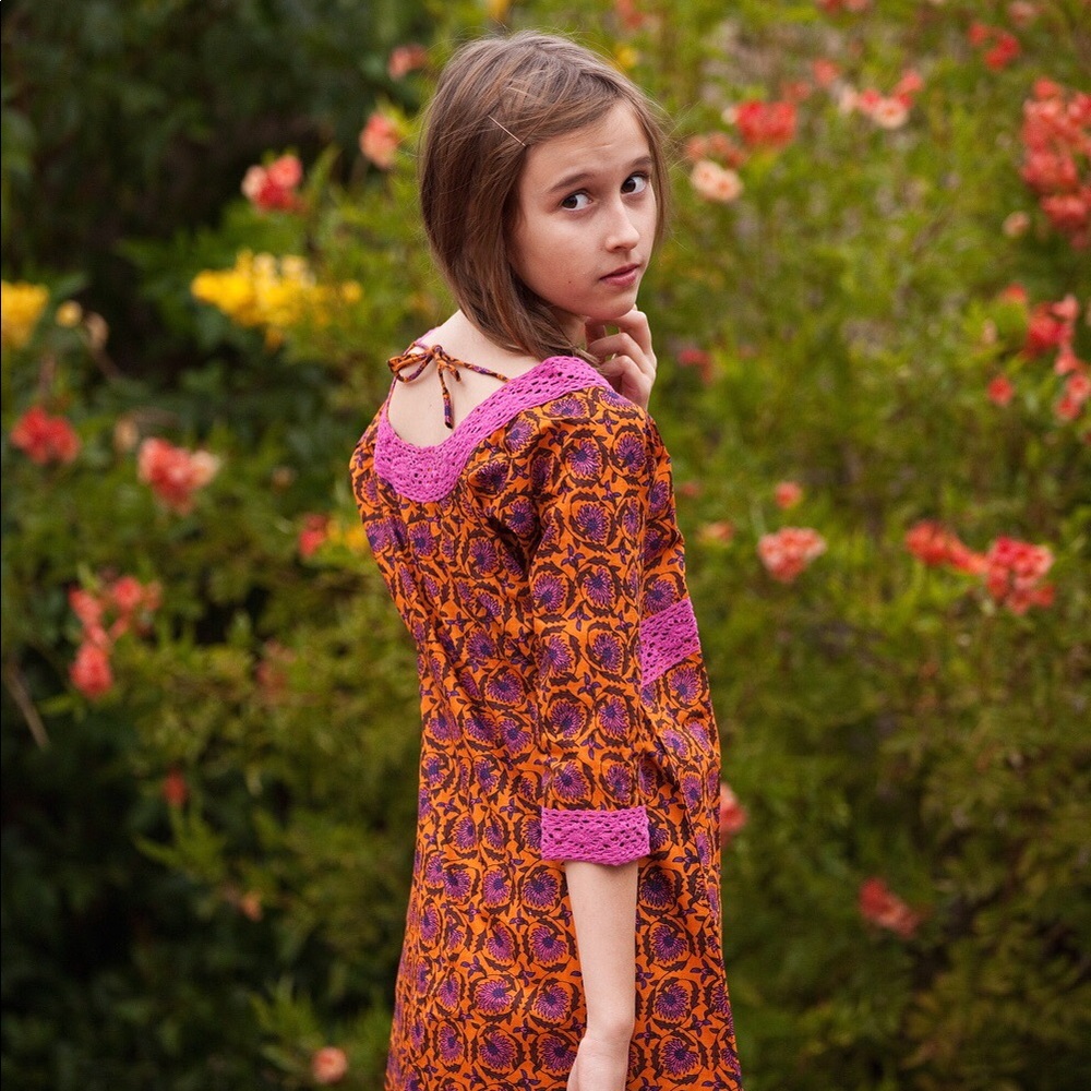 Floral Geometric Tunic Dress